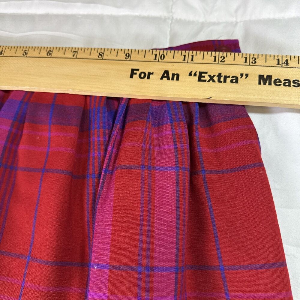 Vintage Pendleton 100% Virgin Wool Blazer with Two Plaid Skirts Suit Size 6 - Picture 10 of 12